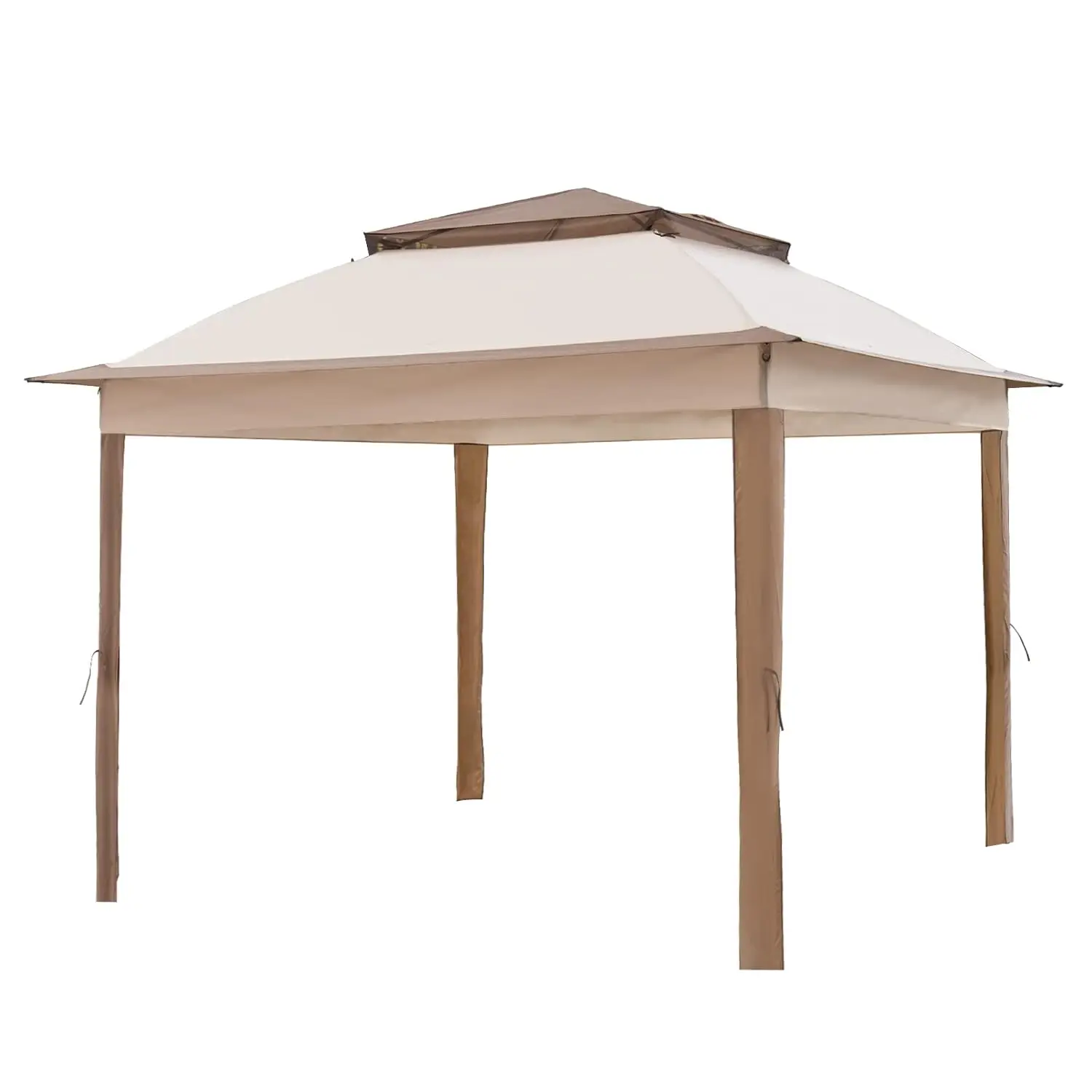 

11x11 Replacement Gazebo Top with Air Vent Sunshade Polyester Top Cover Only, Beige, Customized