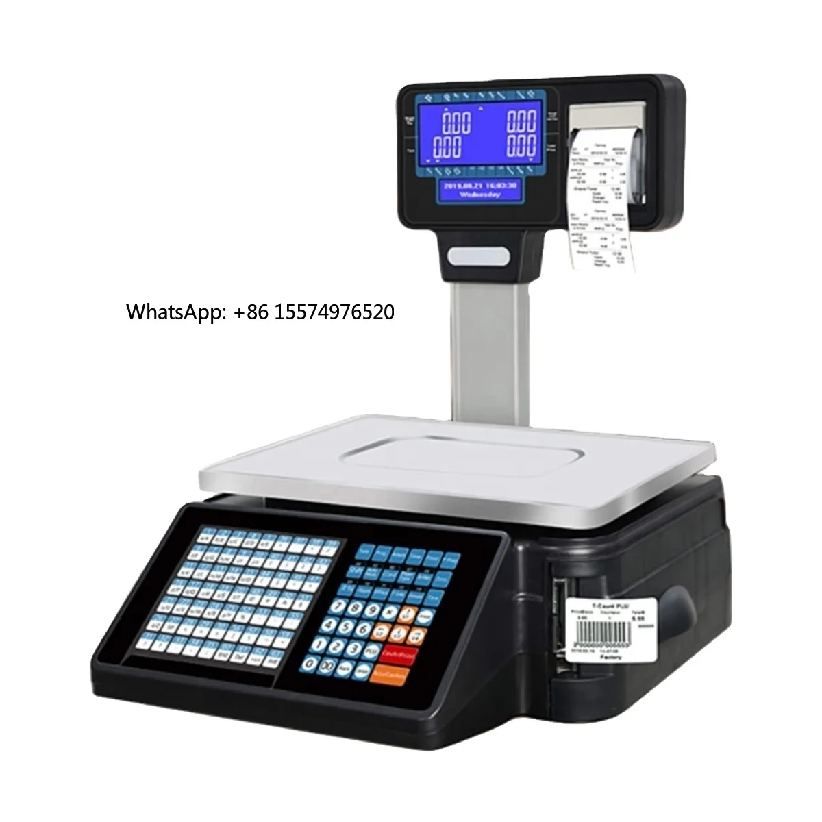 Hot-selling 6kg/15kg/30kg digital barcode scales with label printing capabilities in 2026