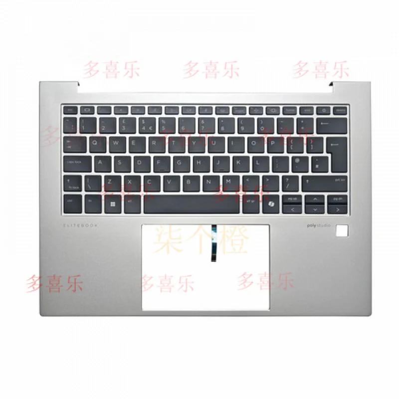 NOWA OBUDOWA KLAWIATURY Z PODSTAWĄ DO OPORÓW DŁONI (PALMREST) DO HP EliteBook 845 840 G11 US/UK N95848-001