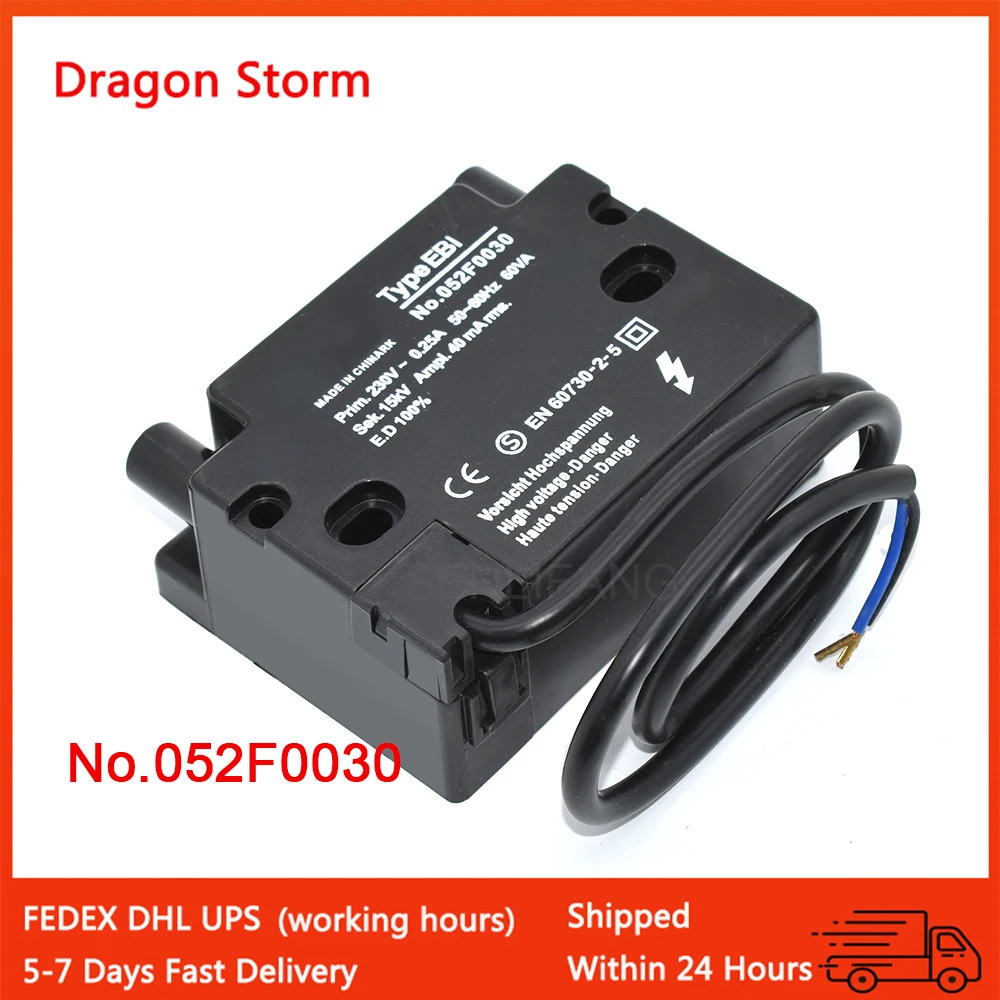 Igniton Transformer Type EBI 052F0030 For Gas Burner Type EBI No.052F0030 230V~ 0.25A 50-60Hz Sek.15KV