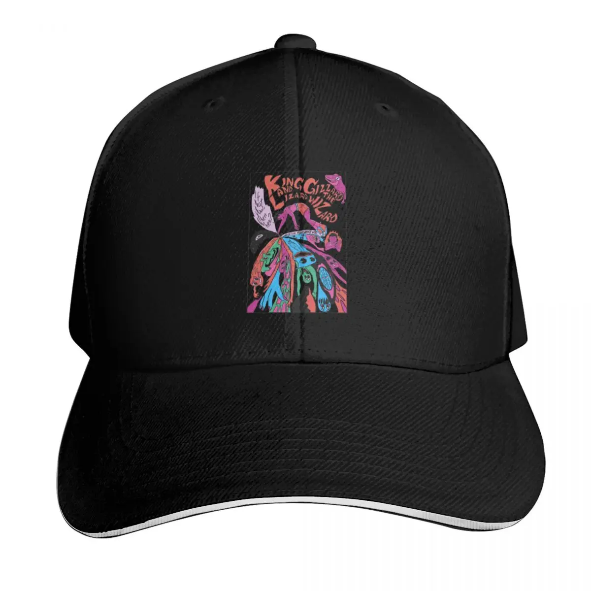 King Gizzard and the Lizard Wizard Baseball Cap Outdoor Golf Running Hiking Summer Beach Travel Streetwear Hip Hop Trendy