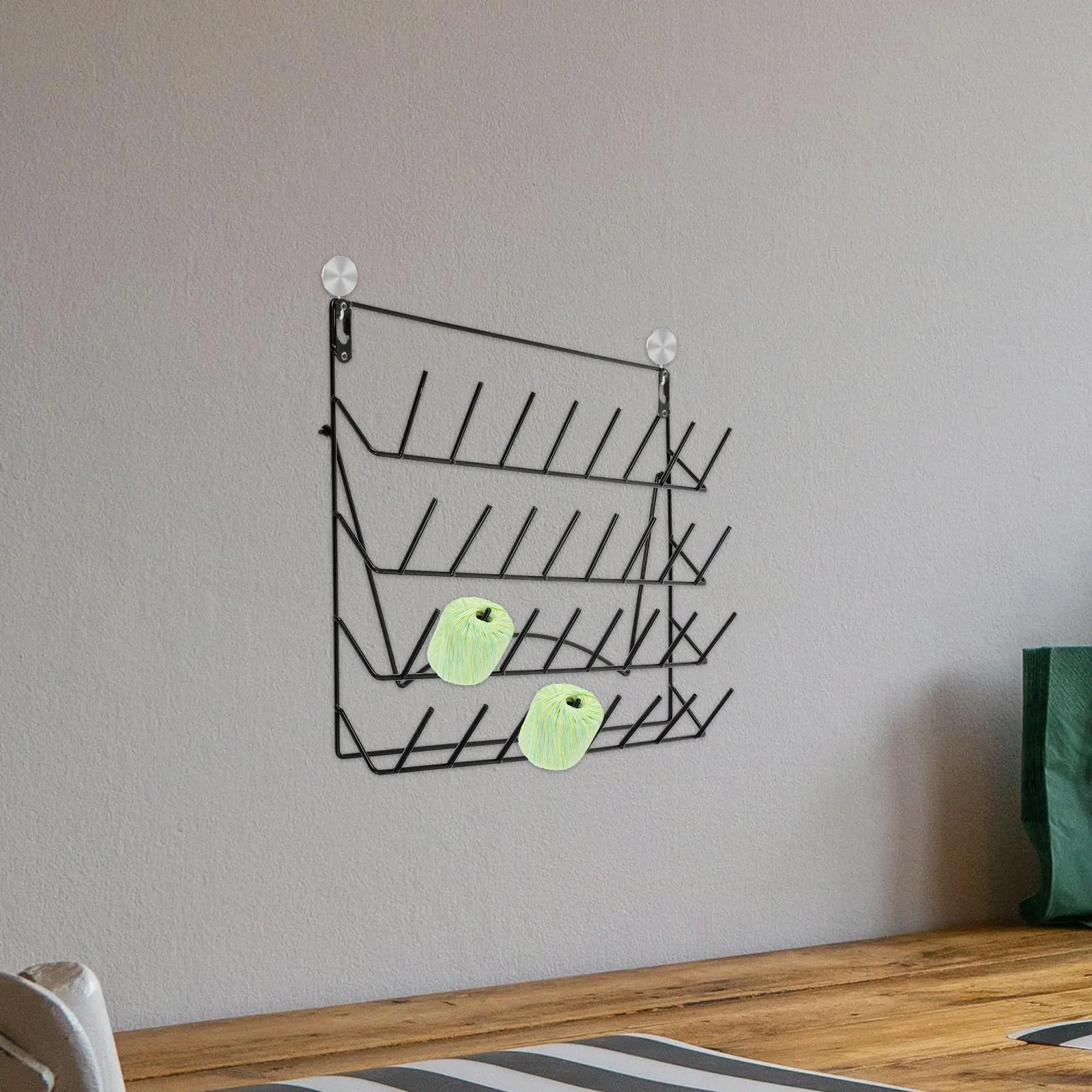 

Прочная железная настенная полка для хранения, большая вместимость, простая установка, для сушки лабораторной посуды, настенная/навесная стойка для стола/стеллажа