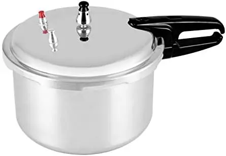 

J&V TEXTILES Aluminum Pressure Cookers (4, 5, 7, 9, or 11 Liter) (7 Liter)*