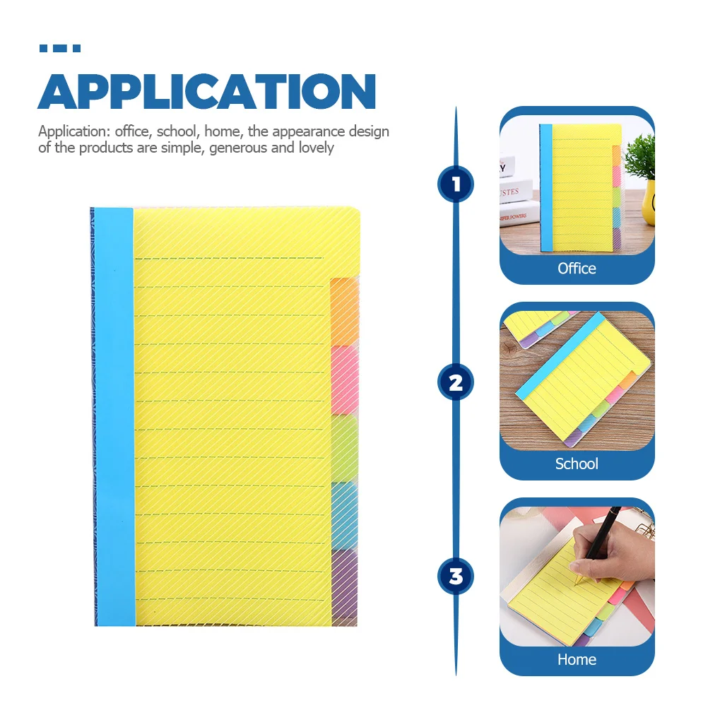 قائمة المهام الملونة دفاتر الملاحظات تصميم بسيط المواد الورقية للاستخدام المنزلي والمكتب والمدرسة
