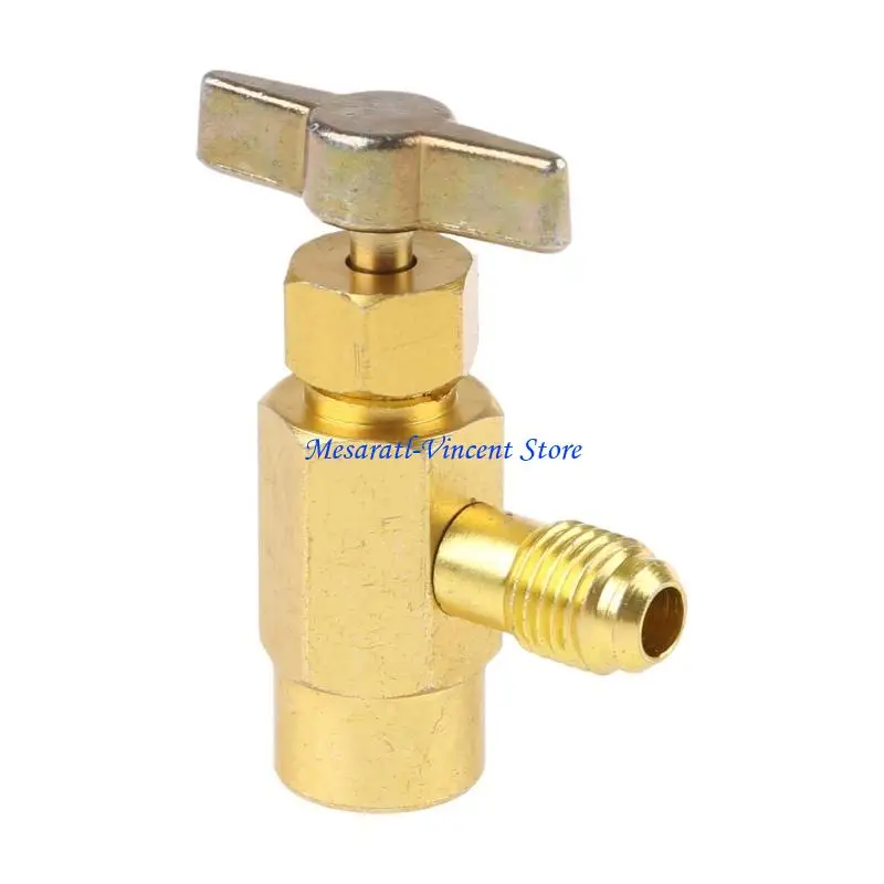 A70F Automotive Refrigeration 1/2 SAE AC Can Tap for Valve Bottle Opener For R134a Low Pressure Gas Refrigerant Air-condition