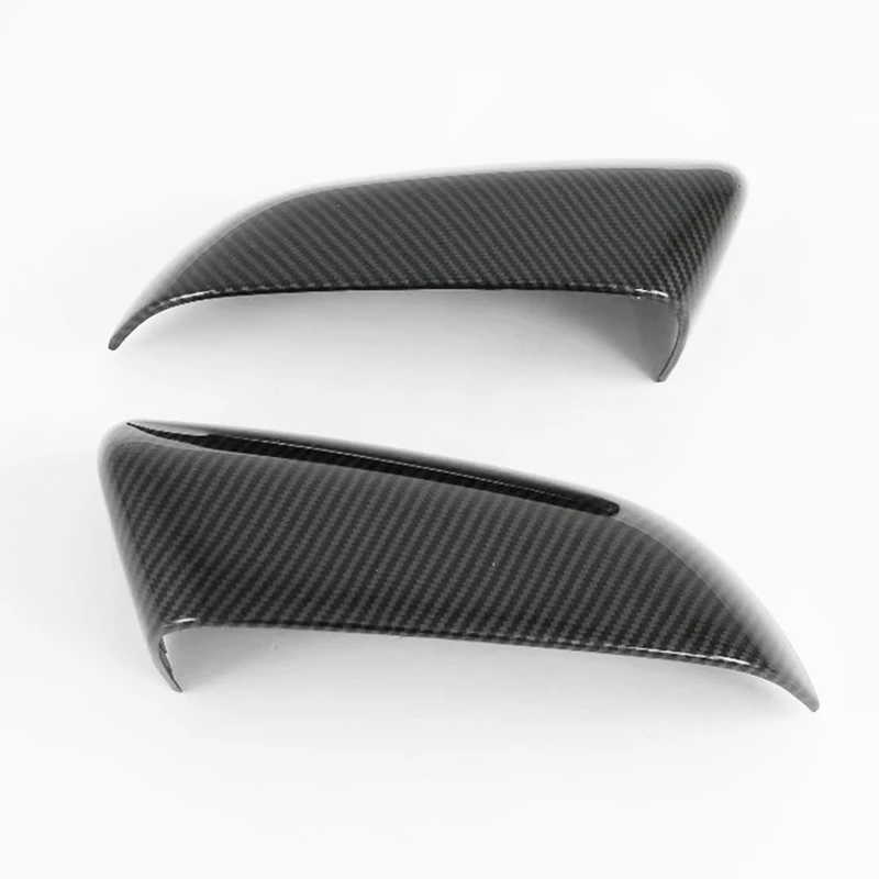 2Pcs Carbon Fiber Rear View Mirror Cover-Side Door Mirror Cover Cap For Hyundai Venue 2019-2020