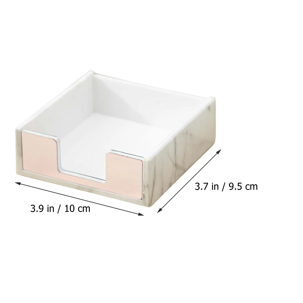2Pcs Mini Memo Box Office Desktop Organizer for Memo Pads Scissors Storage Sundries Organizer Countertop Storage Rack Stationery