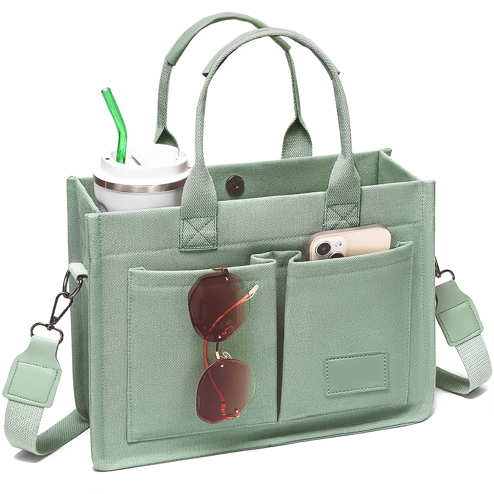 Women's Nurse & Teacher Work Tote Bag with Crossbody Purse, Multi- Satchel Handbag Suitable for Travel, College, Essentials