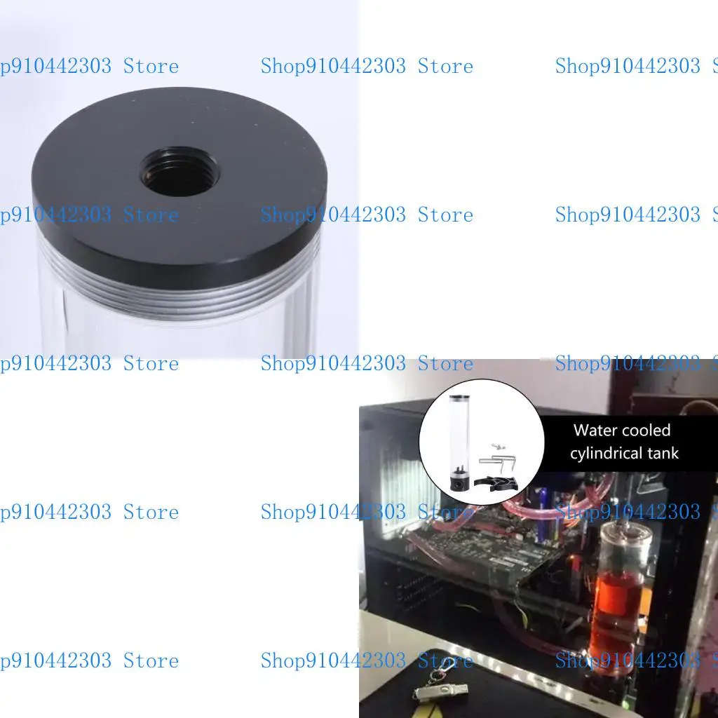 

L4MD 50x240mm Water G1/4 Thread Cylinder Reservoir for PC Water Cooling