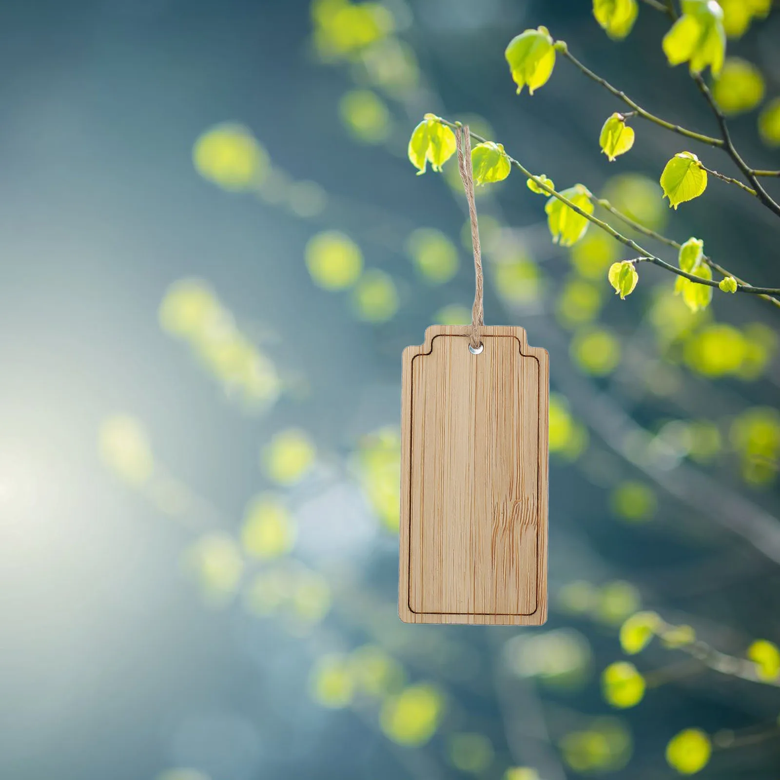 

10 Pcs Bamboo Small Hang Tags Durable Garden Signs Plant Markers Nursery Labels Outdoor Tools Wooden Flower Pot Marks Gardening