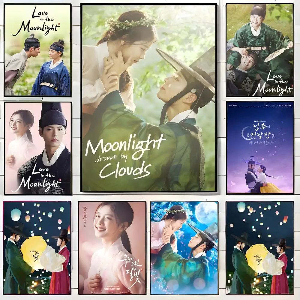 historical drama m-Moonlight Drawn by Clouds Poster Wall Art Print Decorative Mural Home Decor Gift Unframed