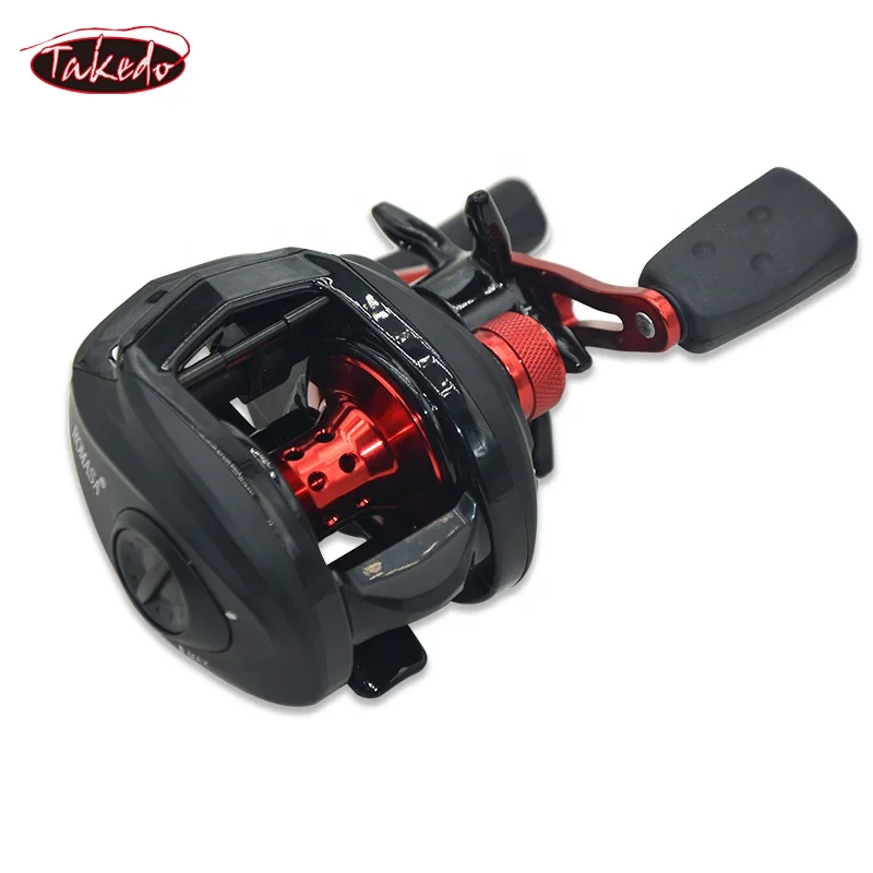 TAKEDO ST02 Fishing Reel Drum Wheel 6.4:1 Gear Ratio Saltwater Fishing Wheels 8KG Max Drag Casting Reels All For Fishing