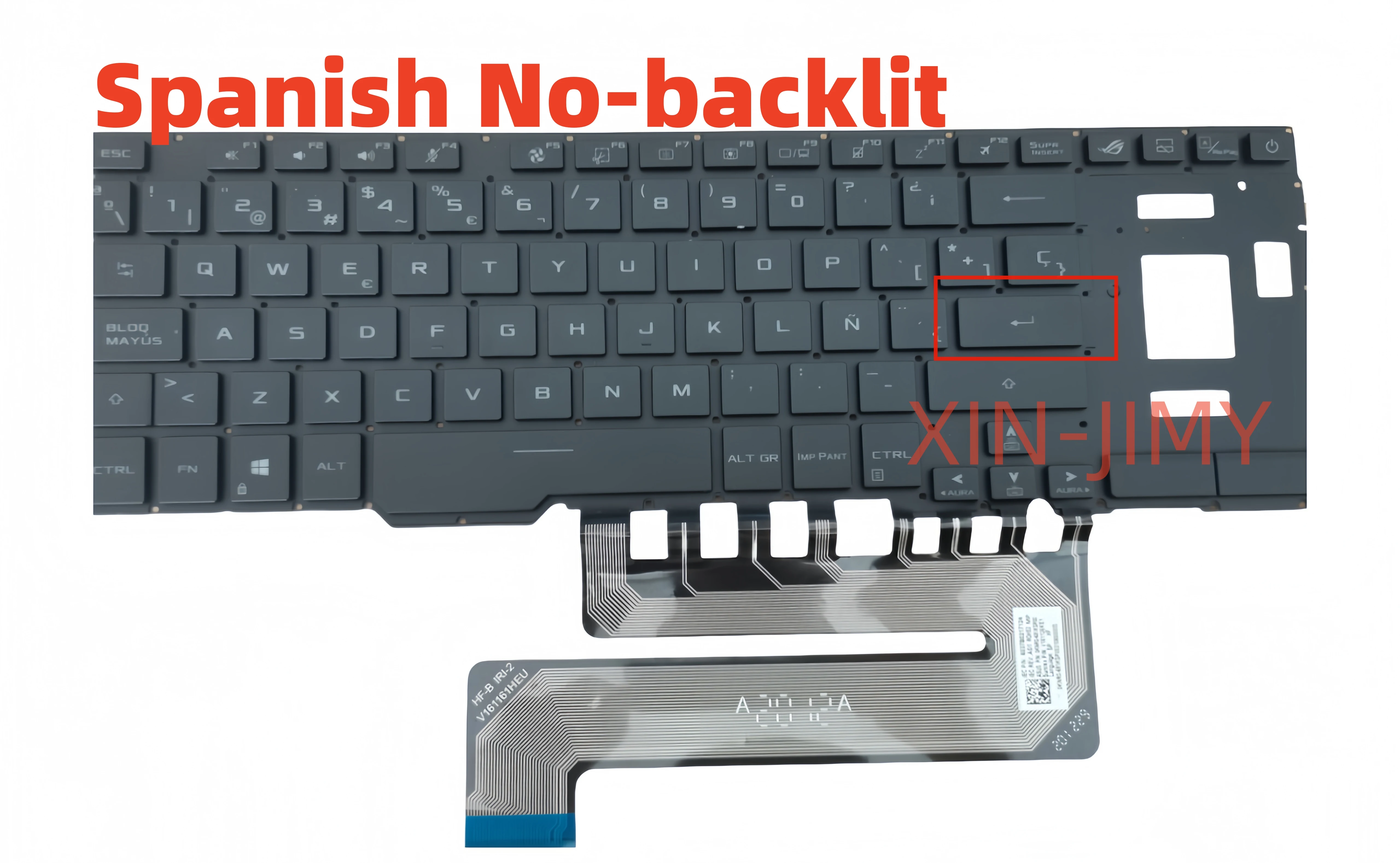 

Spanish black Laptop keyboard For Asus GX550L GX551Q GX551QS GX551QM GX551QR V161126KE1-SP without backlit