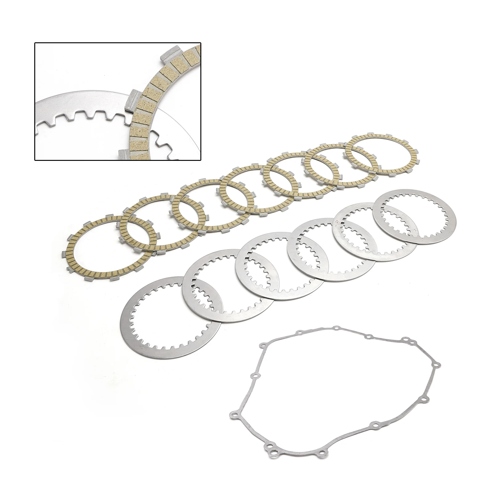 

Комплект фрикционных дисков сцепления Topteng и прокладок для Yamaha MT-07 XSR700 Tenere 700 2016-2024
