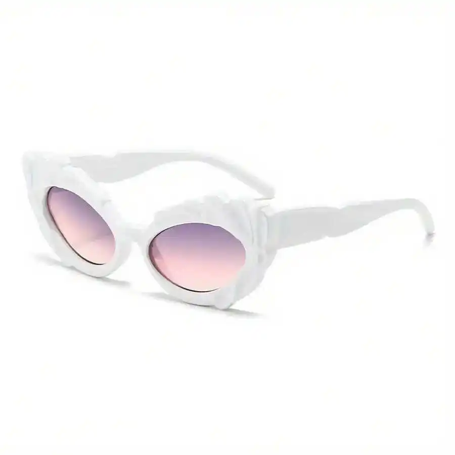 1 Piece Of High-End Women's Cat-Eye Glasses, Featuring A Stylish Design And Colorful Accents, Perfect For Street Fashion And