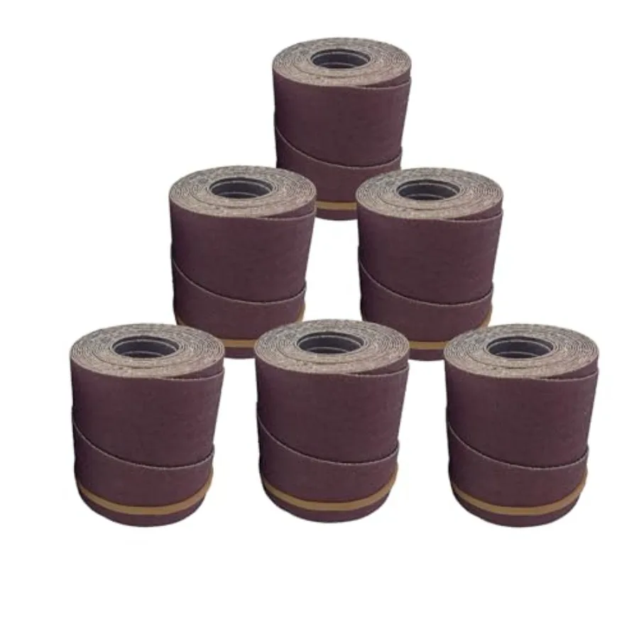 

Pre-Cut Sandpaper Rolls 80 Grit 6 Pack for Supermax 19-38 Drum Sander by