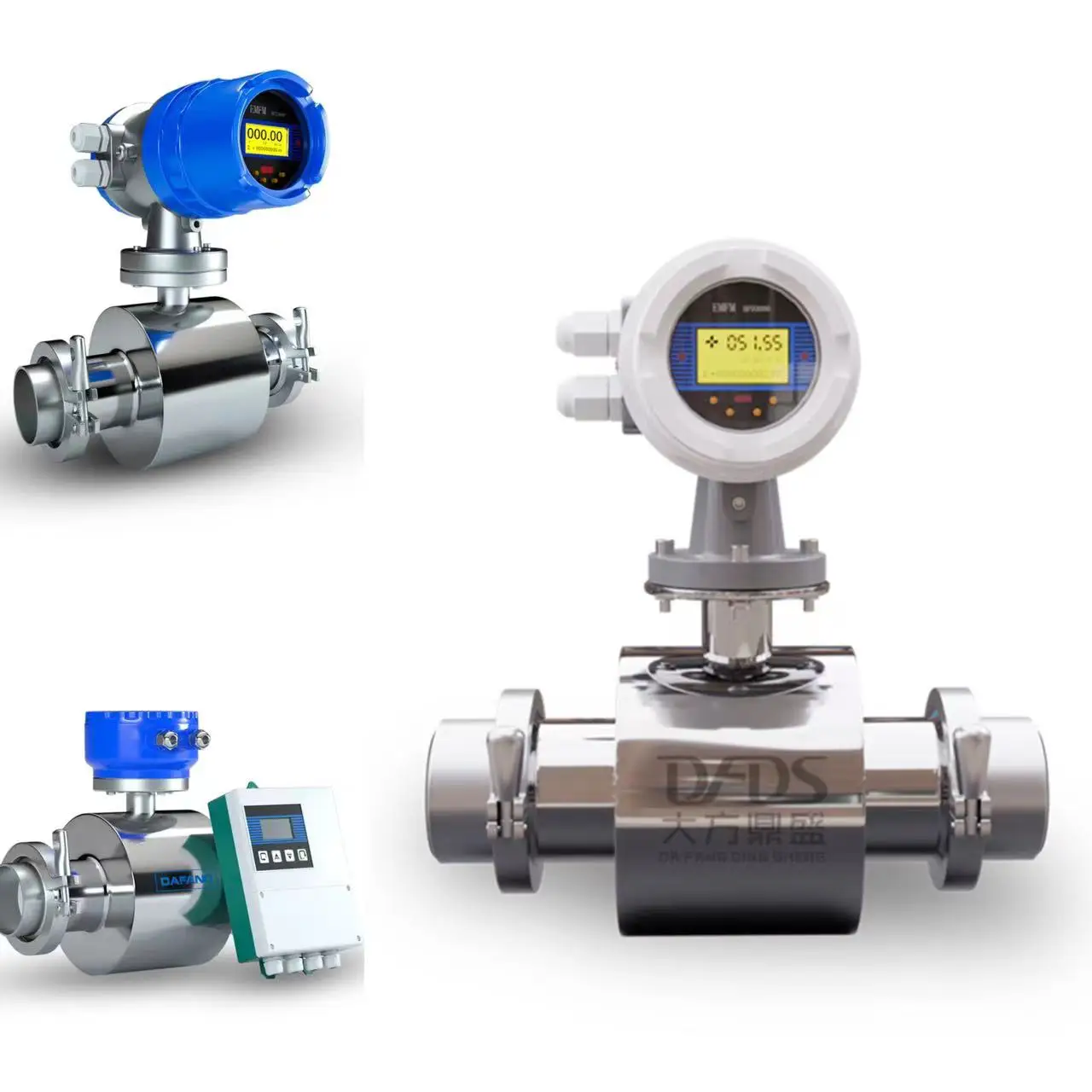 Multímetros digitales De calidad alimentaria TLF DN25, medidor De flujo De leche Flujometro De Caudal, controles de líquido electromagnético, medidor De flujo con Prin