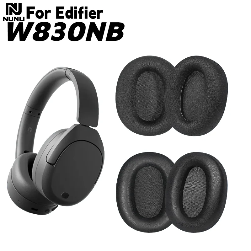 

Replacement Protein skin /Breathable football net memory foam Ear Pads With buckle for Edifier W830NB Headphones Repair Parts