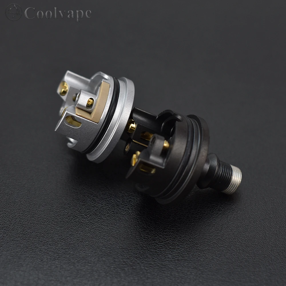 SXK styl Haku Riviera RDTA 22mm pojedyncze cewki rta atomizer 316 SS kroplówka odbudowująca atomizer Squonk z BF PIN Vape RDTA