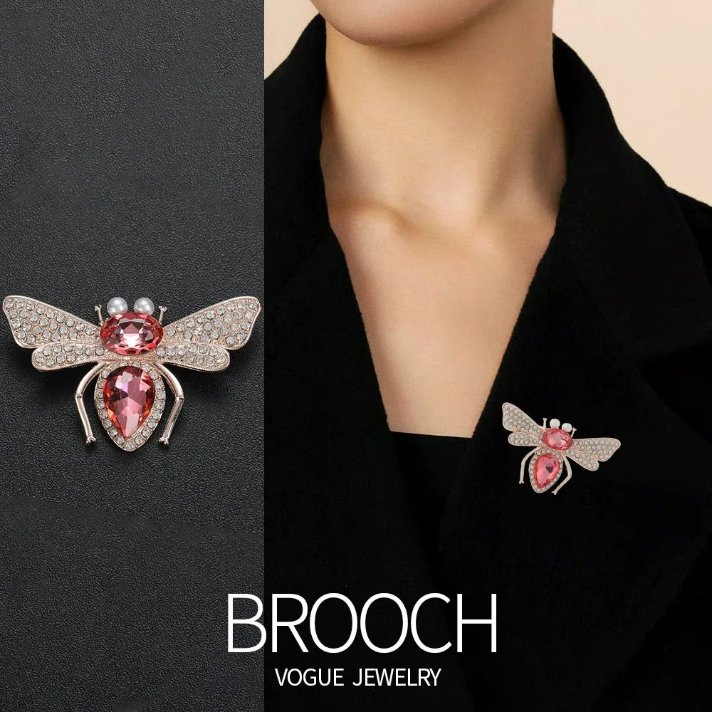 Vintage Bee Brooches for Women Men Retro Insect Pins Accessories Party Gifts Spring Summer Holiday Gift 2025 Trend