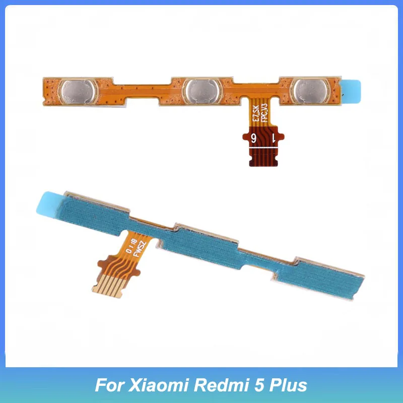 Power and Volume button Flex Cable for Xiaomi Redmi 5 Plus flex cable for Redmi 5+ Replace Spare Parts