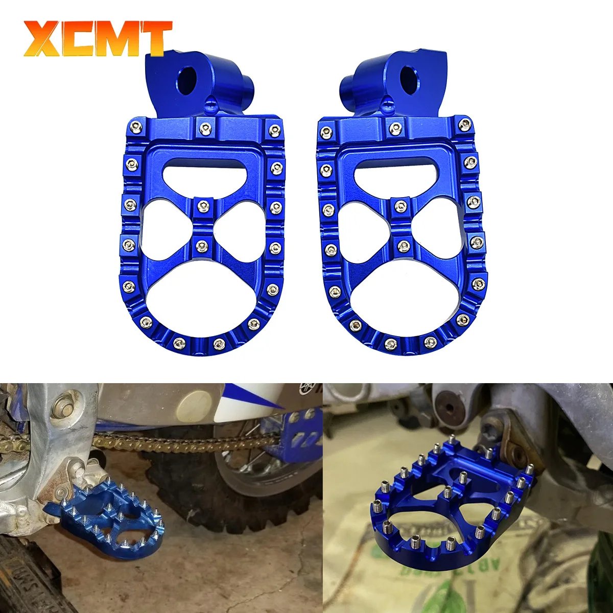 

Motorcycle Footrest Footpeg Foot Pegs For Yamaha YZ 65 85 125 250 125X 250X 250FX 450FX WR 250F 450F YZF WRF 250 450 2001 - 2023