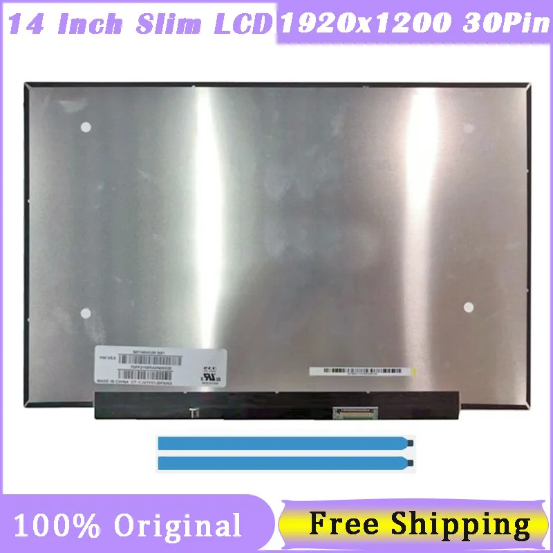 

14 Inch IPS Slim Laptop LCD Screen Panel NE140WUM-N61 1920x1200 30 pin 60HZ 100% sRGB