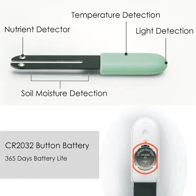 Youpin Soil Moisture Sensor Flower Care Soil Water Light Smart Tester Sensor Garden Plants Soil Planting Humidity Meter Detector