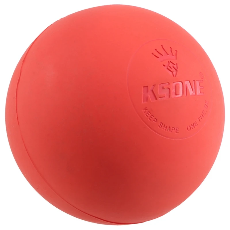 KSONE Massage Ball 6.3cm Fascia Ball Lacrosse Ball Yoga Muscle Relaxation Pain Relief Portable Physiotherapy Ball B