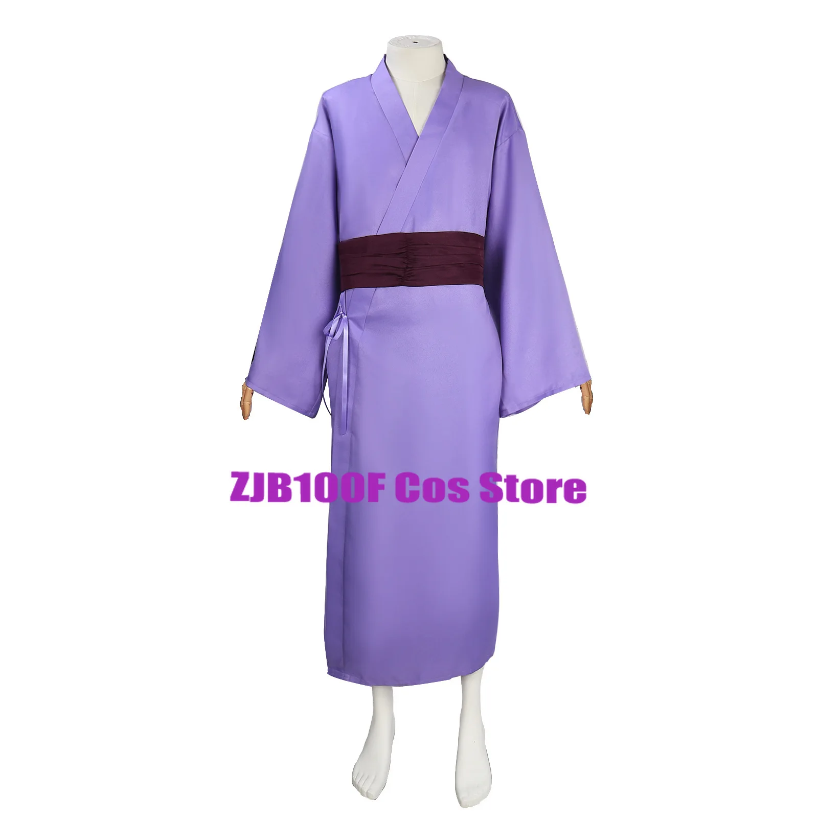 Issho Anime Fujitora Costume pour homme, uniforme de cosplay général, Adelo al Marine Tralike, kimono violet imbibé, tenue de fête pour Issho