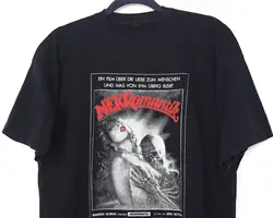 Rare Vintage Nekromantik Movie Promo t-shirt cotone pesante ristampa H10691