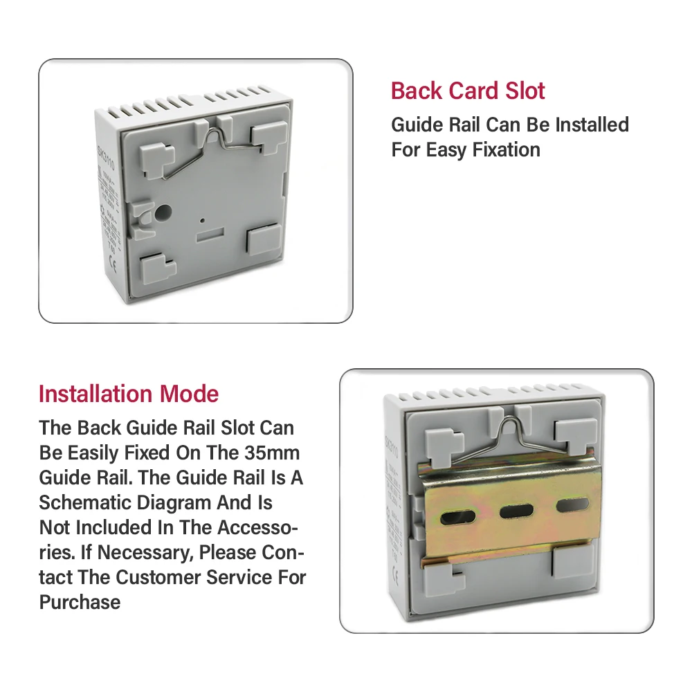 Cabinet Fan Automatic Adjustment Thermostat DC Switch Distribution Cabinet Distribution Box Normally Open Guide Rail Type SK3110