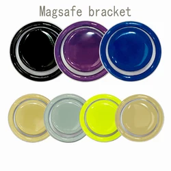 Magsafe 마그네틱 에어백 1Pcs 강력한 흡입 회전 접이식 링 전화 홀더 합금 휴대용 유니버설 데스크탑 크리 에이 티브