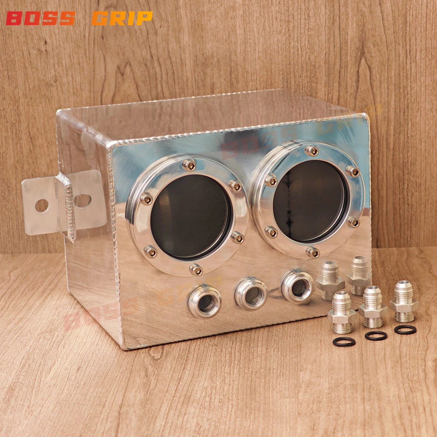 عالمي ثنائي السباقات ، خزان زيادة وقود الألومنيوم ، جبل مضخات السباق ، عازل الوقود الخارجي ، اكسسوارات السيارات ، 3L