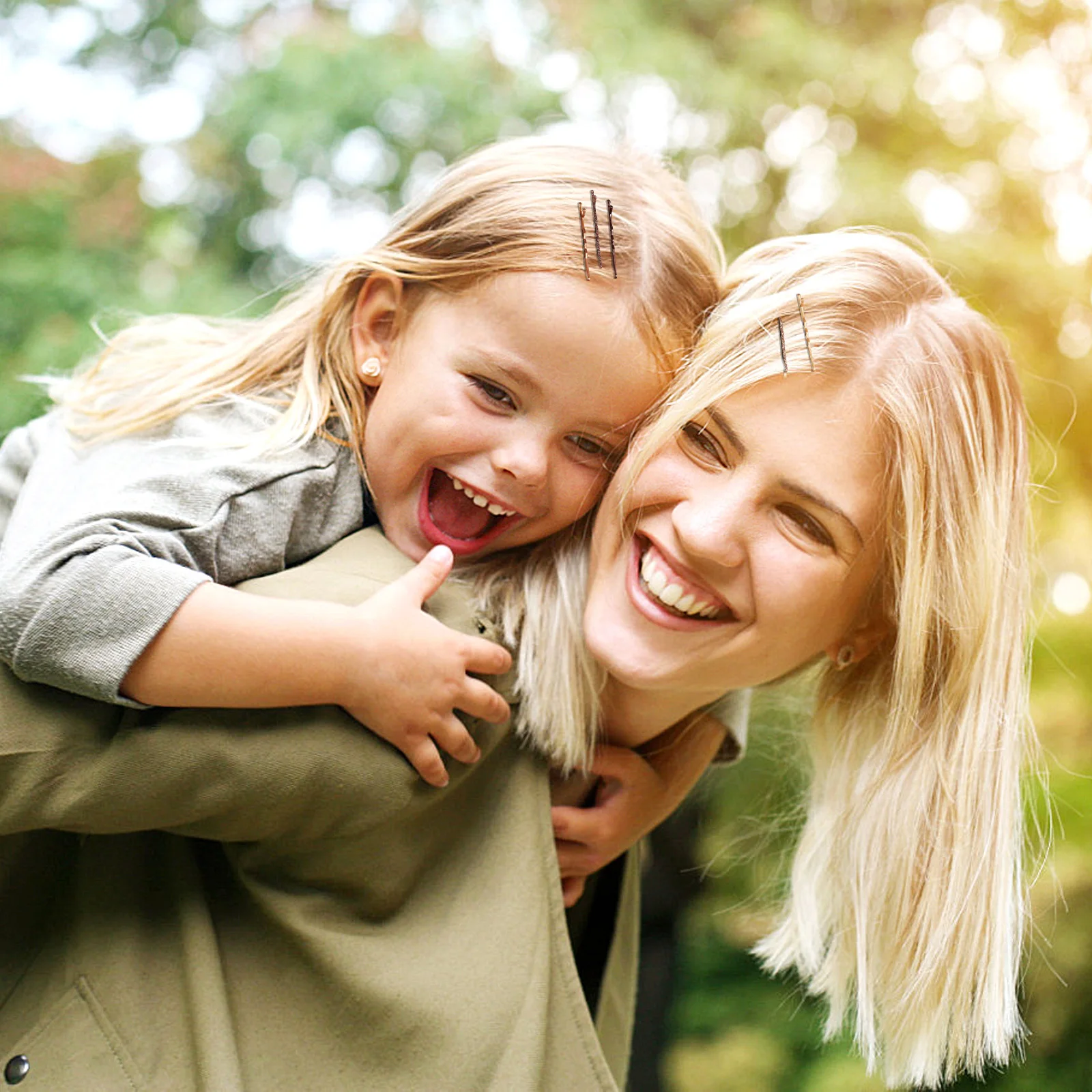 

96Pcs Metal Glitter Powder Hairpins Reusable Styling Clips for Women and Girls Strong Hold Non-Slip Hair Accessories Golden Pink