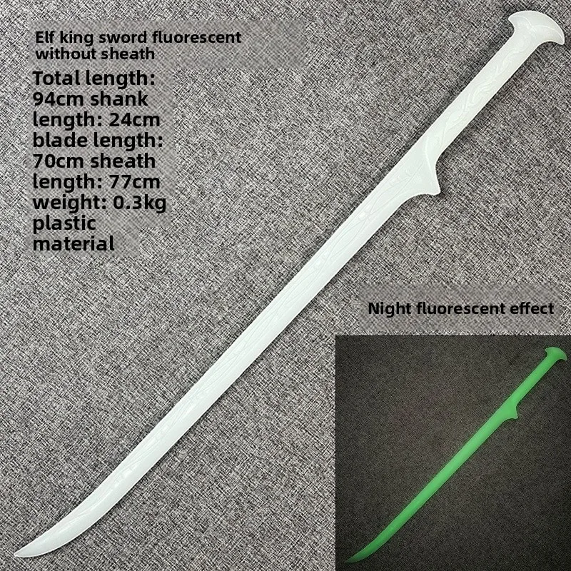 94cm/37in Night Luminous Toy Plastics Samurai Sword Cosplay Anime Peripherals Model Props Party Supplies Ornaments Gift Outdoor