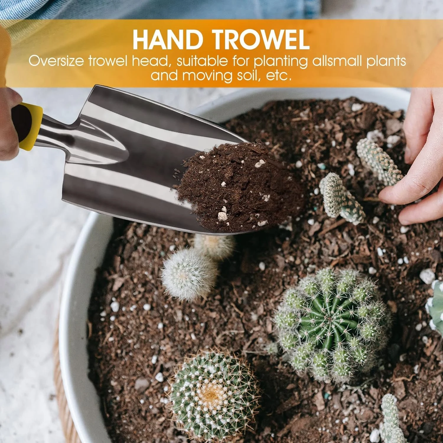 gardener! Discover the precision and durability of this top-rated, ergonomic garden hand trowel, suitable for all your planting,