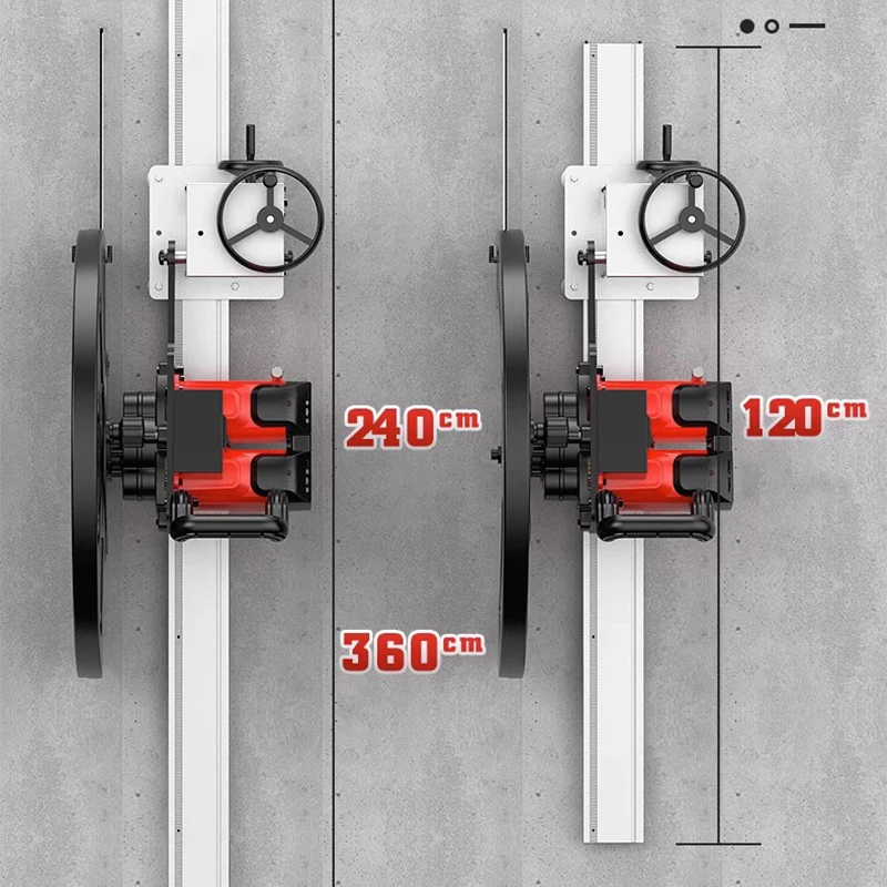 Large Wall Cutting machine Reinforced Concrete Wall Slotting machine Depth 26CM Handheld High-power Electric Grooving machine