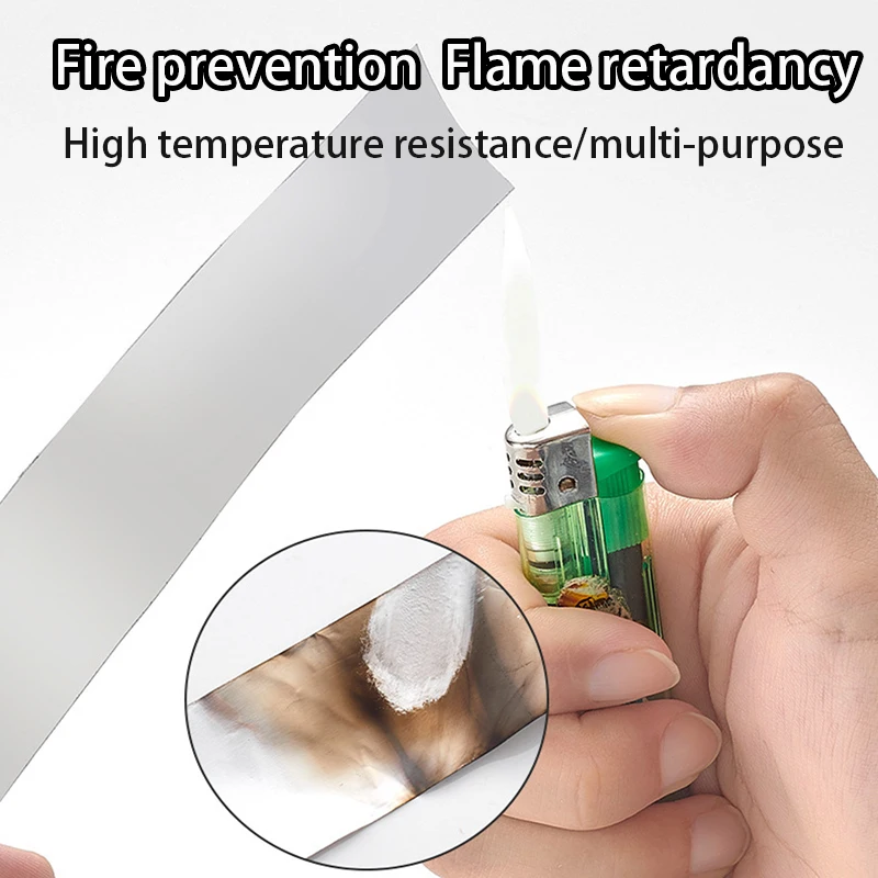 Aluminum foil tape, heat-resistant, kitchen oil resistant, easy to wipe, waterproof adhesive, stove gap anti mold adhesive view 5