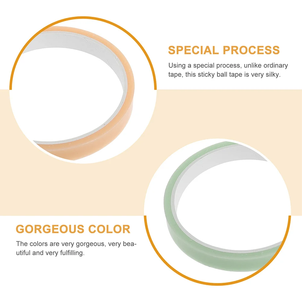 

Stress Relief Sticky Balls Tape 12 Rolls Relaxing Rolling Tape Creative Design for Mental Health Sticky Ball Stress Balls