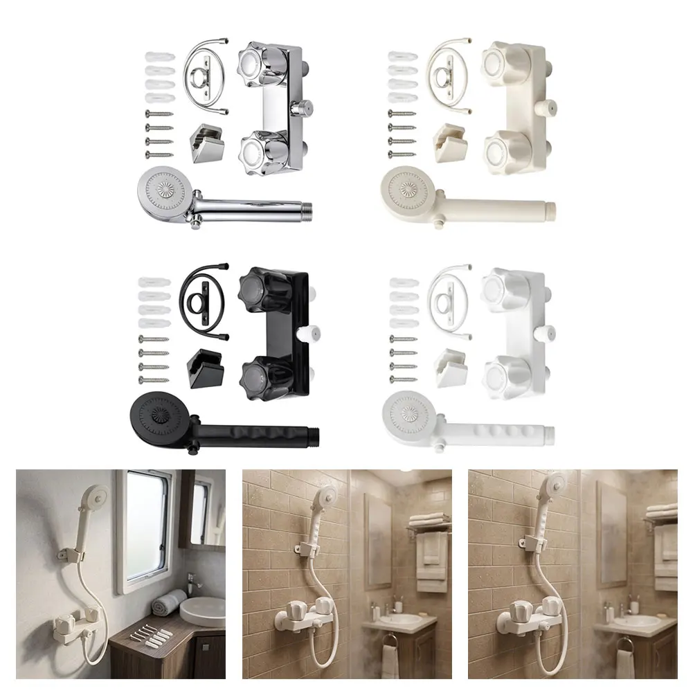 Travel-Dedicated RV Shower System with ABS Showerhead and 1.2m PVC Hose Supporting Daily Use and Outdoor Contexts