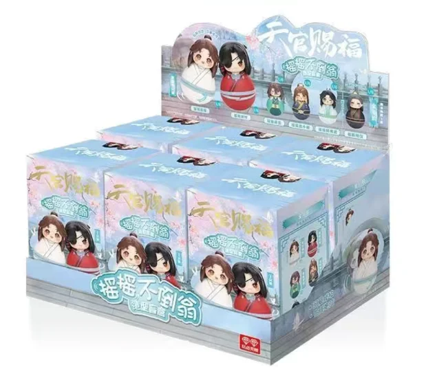 

Подлинная официальная благословение небес, качающаяся аниме, периферийные устройства Xie Lian Hua Cheng, украшение для рабочего стола, фанаты, подарок на день рождения, игрушка