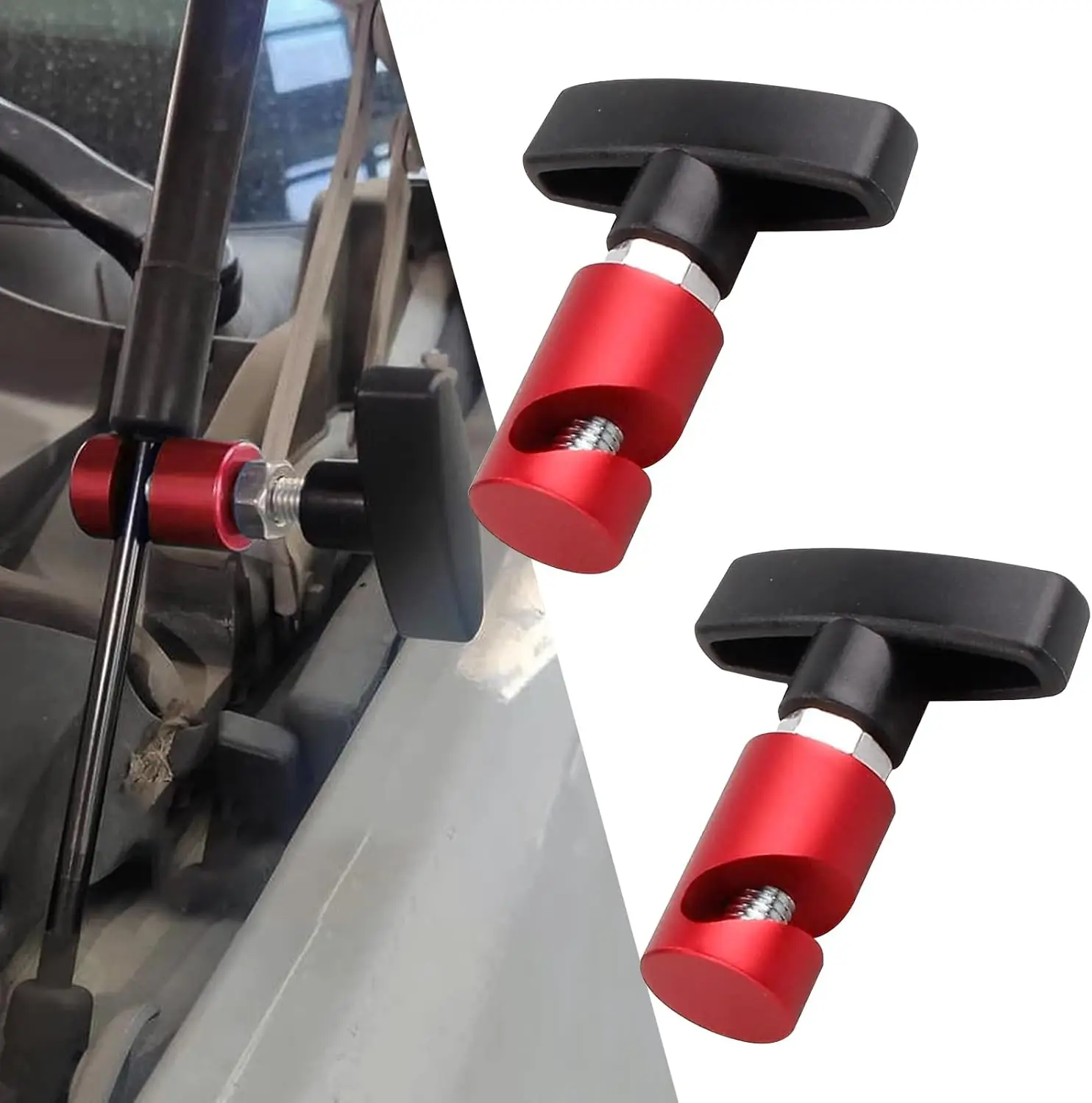 Universal Car Modification Hood Prop Accessories Metal Anti Pinch Vehicle Hood Prop Tool Automotive Tailgate Lift Support Holder