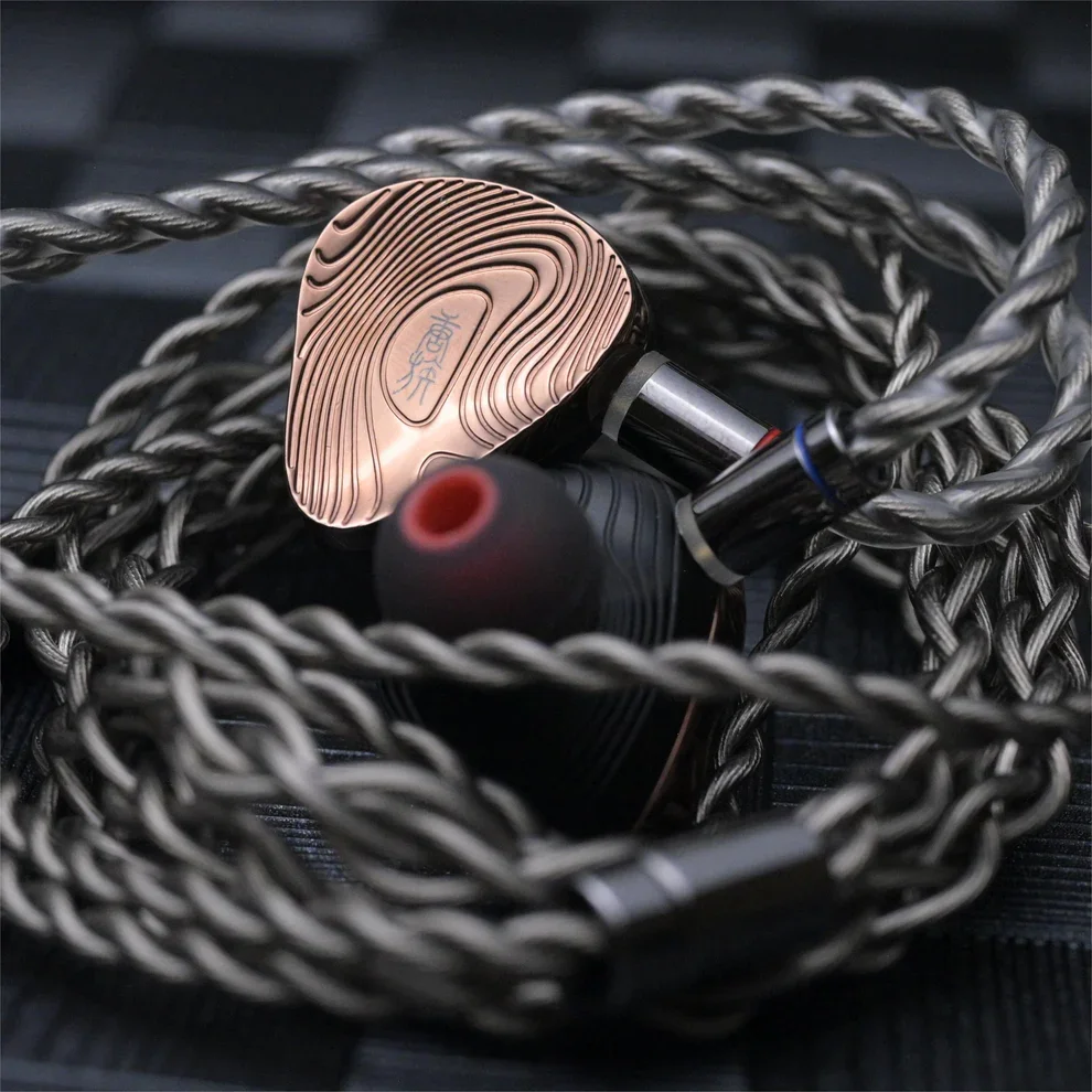 TANGZU Xuanwu Gate 1DD+4BA+2EST HIFI in Ear Earphones Hybrid Studio Multi Driver Wired IEM Music Monitor with 0.78 2Pin Cable