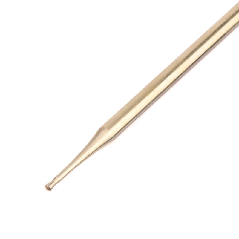 ^1Pc Brass Double Headed Ear Facial And Body Manual Acupuncture Pen Trigger Point Massager Deep Tissue Meridian Massage Tool~