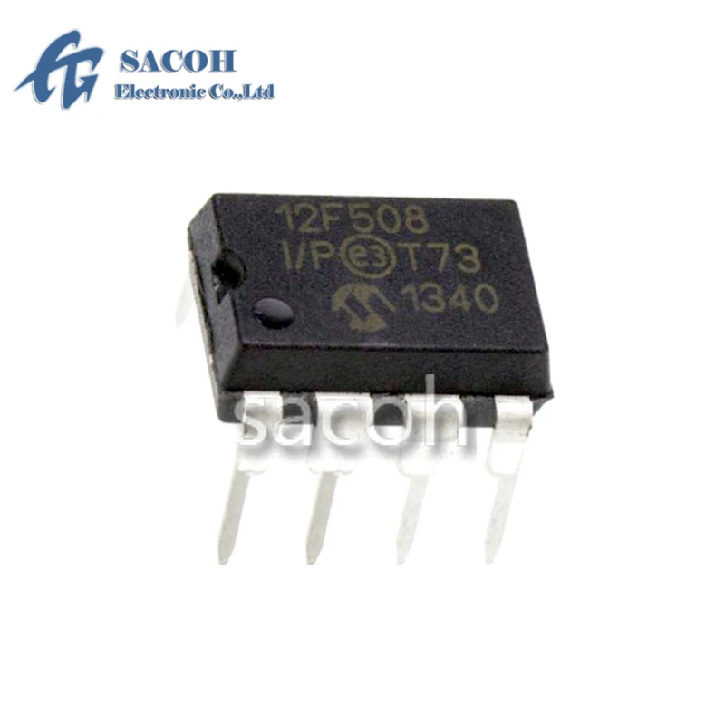 (SACOH Best Quality) PIC12F508-I/P 10Pcs 100% Brand New Original In Stock