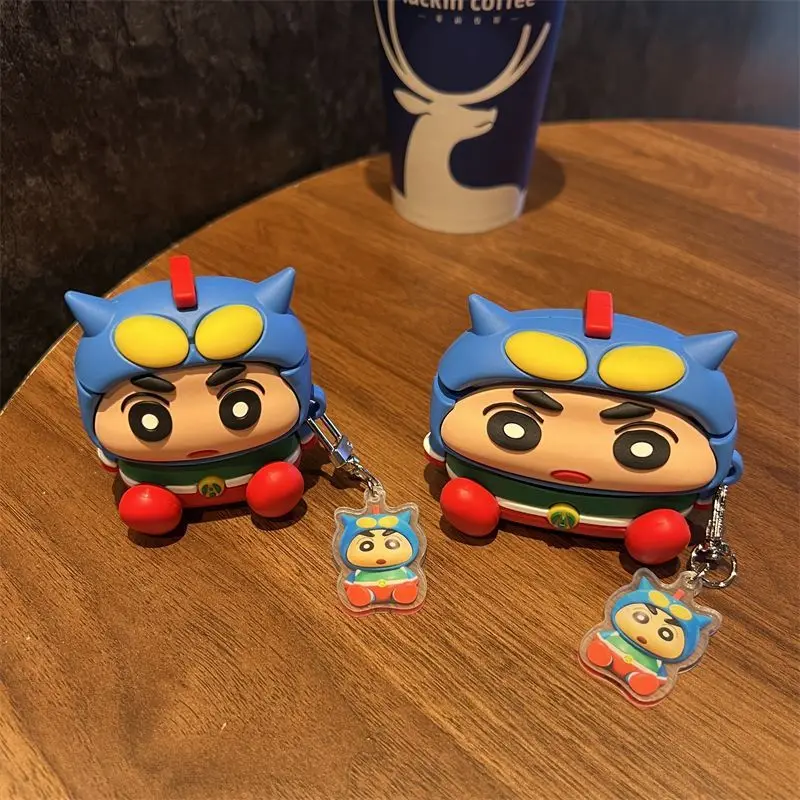 

Crayon Shin Chan Bluetooth Earphone Protective Case Bandai Cartoon Airpods Pro2 Wireless Bluetooth Earphone Cover 3Rd Generation