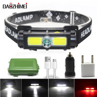 Waterproof XPG LED headlamp COB work light with magnet headlight built-in1*18650 battery suit for Outdoor fishing, camping