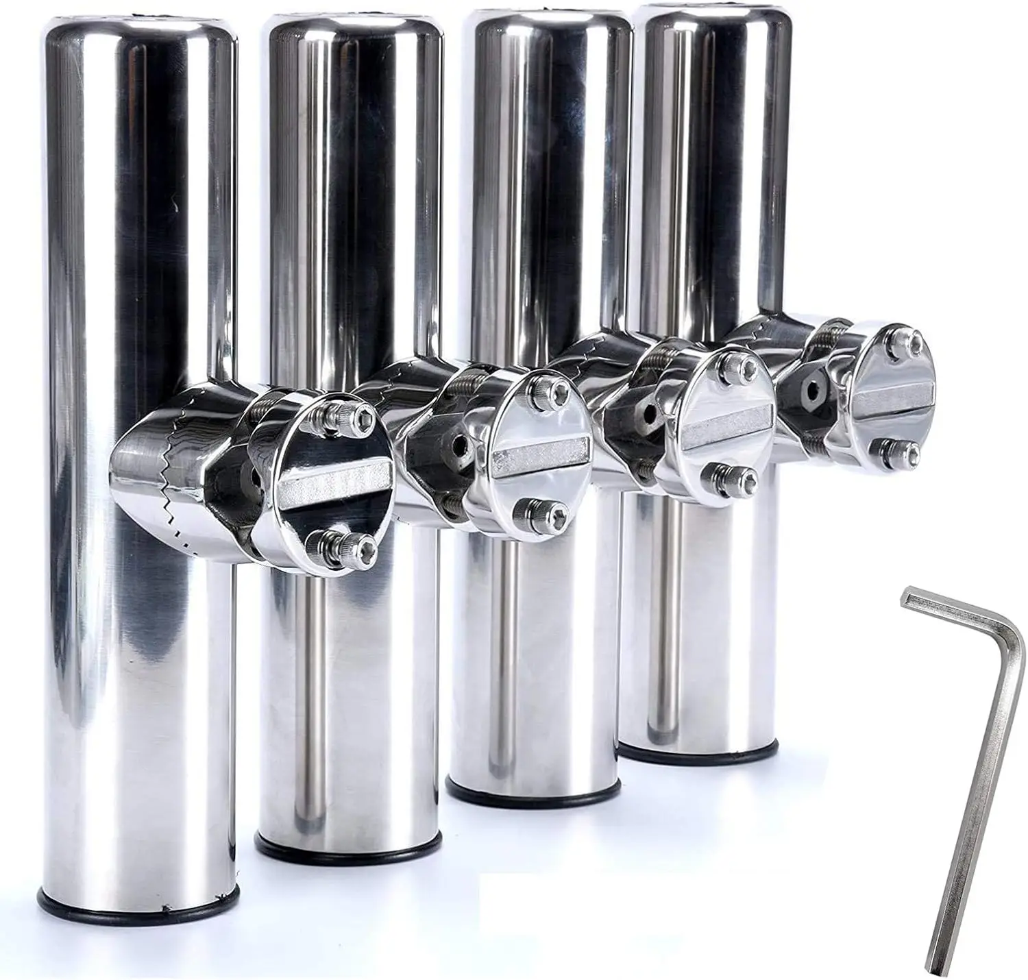 Boat Ladder 3 Step,Stainless Steel Telescoping Heavy Duty Pontoon Swim Boarding Ladder for Outboards,Yacht,Marine Fishing Boat