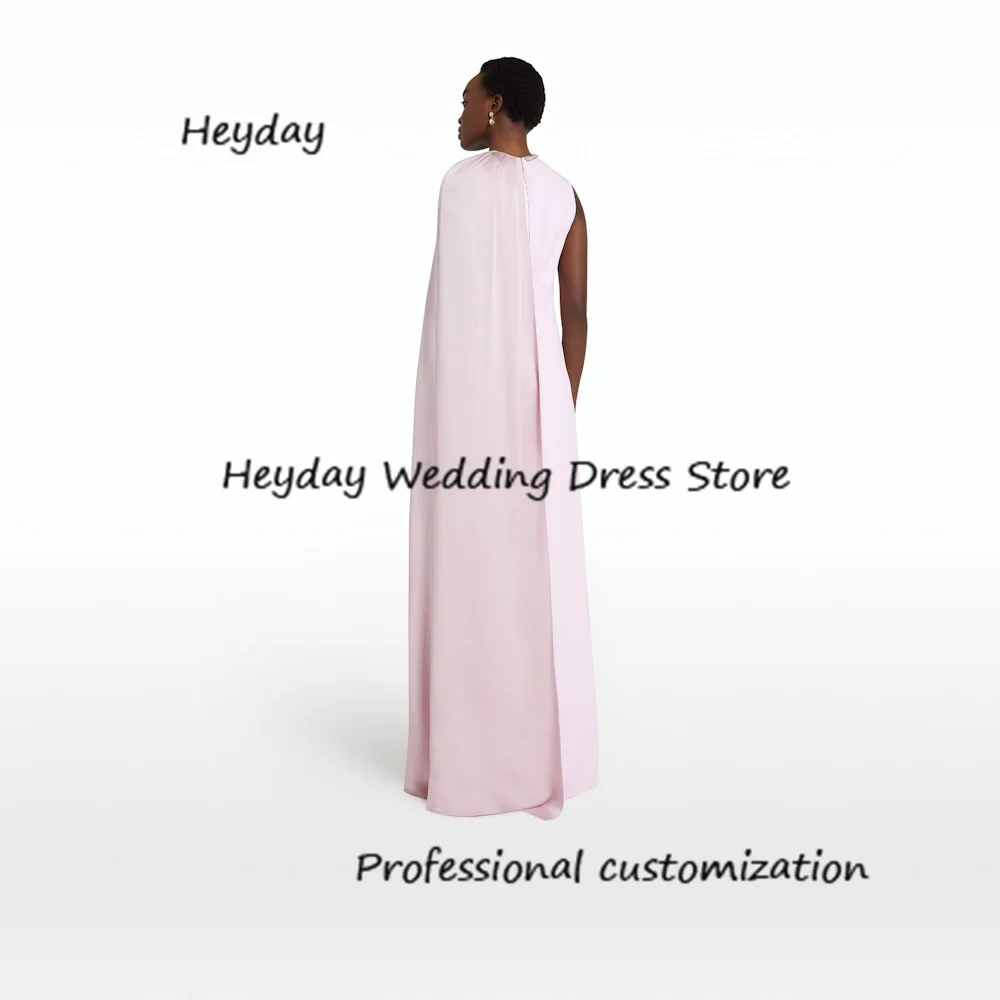 Heyday Customized Crepe Luxury Mermaid O-Neck Dress Close-Fitting Formal Occasion Elegant Party Elegant Evening  Dresses 2024